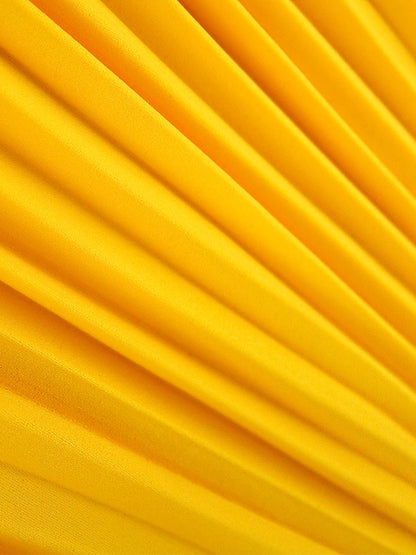 Robe Asymétrique Jaune chez Robe Asymétrique