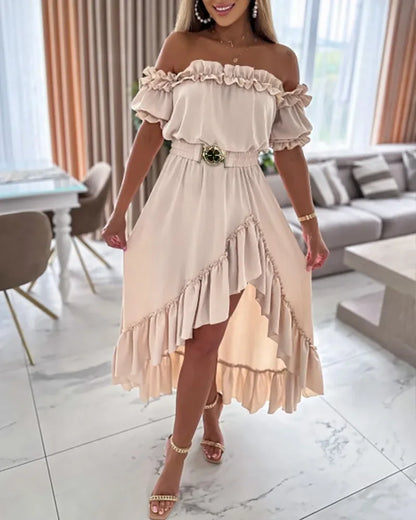 Robe Asymétrique Volant chez Robe Asymétrique