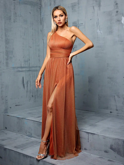 Robe Asymetrique Terracotta Terracotta chez Robe Asymétrique