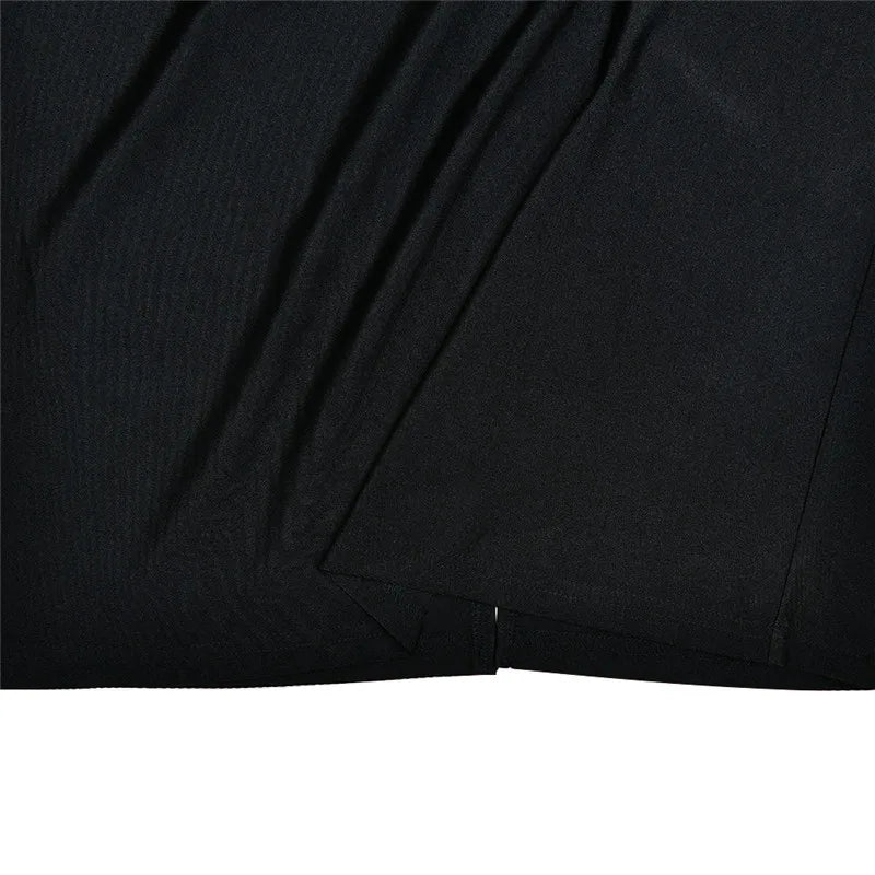Robe Longue Noire Asymetrique chez Robe Asymétrique