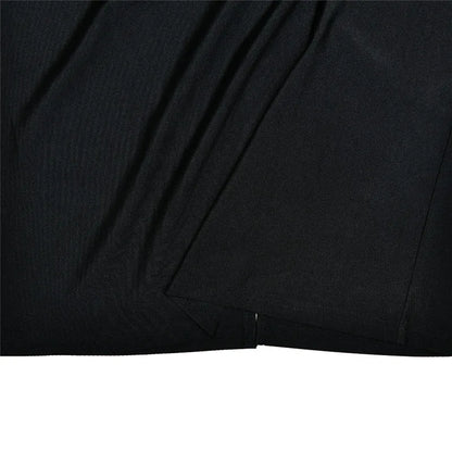 Robe Longue Noire Asymetrique chez Robe Asymétrique