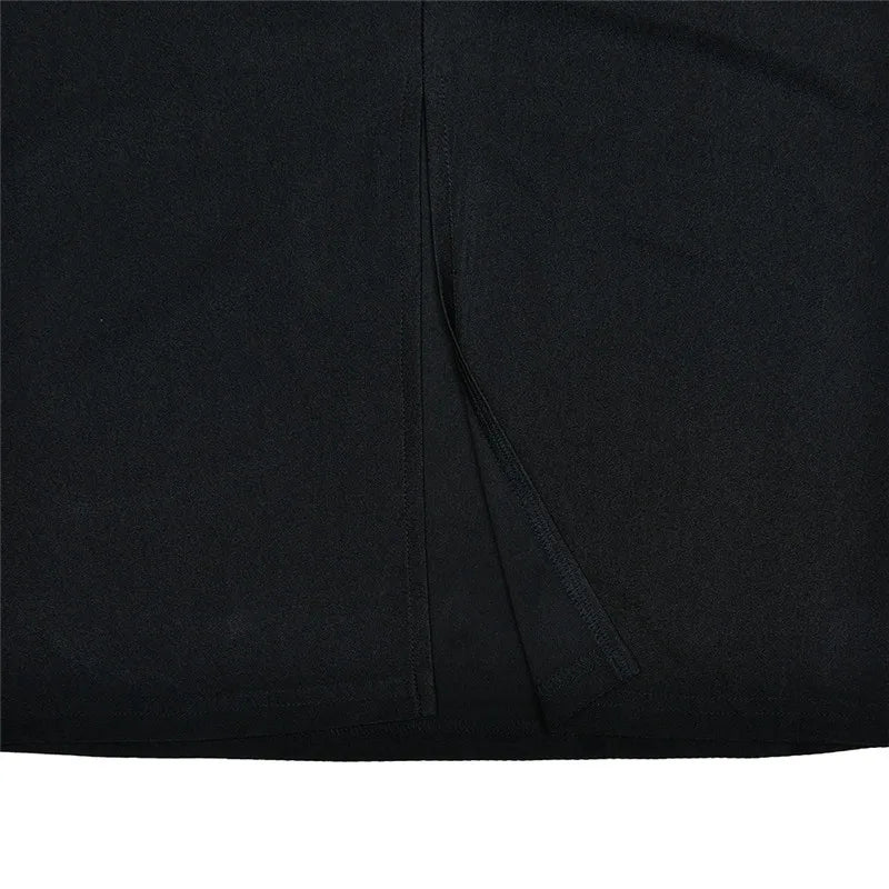 Robe Longue Noire Asymetrique chez Robe Asymétrique