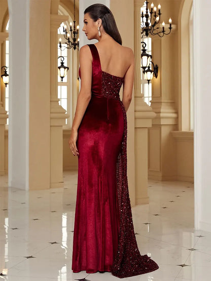 Robe Asymetrique de Soiree