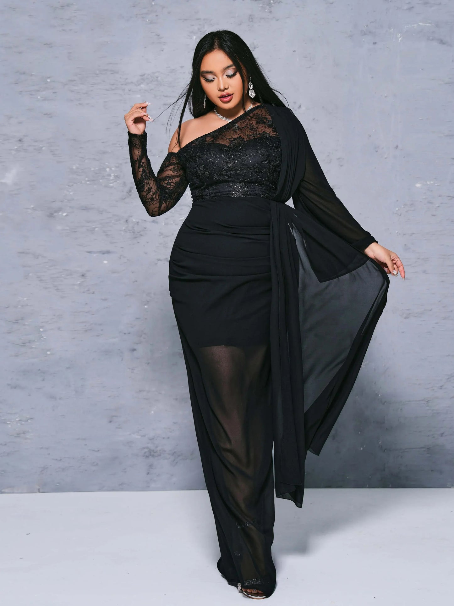 Robe Asymétrique Grande Taille