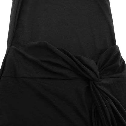 Robe Noire Asymétrique