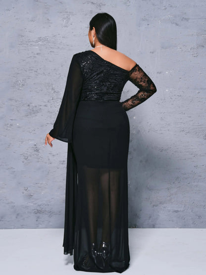 Robe Asymétrique Grande Taille