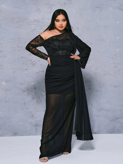 Robe Asymétrique Grande Taille